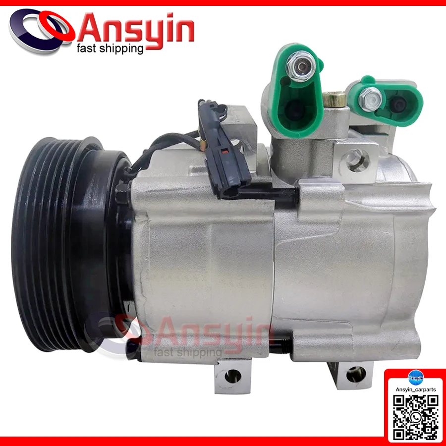 NEW AC AIR CONDITIONING COMPRESSOR FOR HYUNDAI TUCSON JM KIA SPORTAGE 500-BFWBC-03 F500-BFWBC-09 F500-JD6BA-01 F500-NA5CA-01