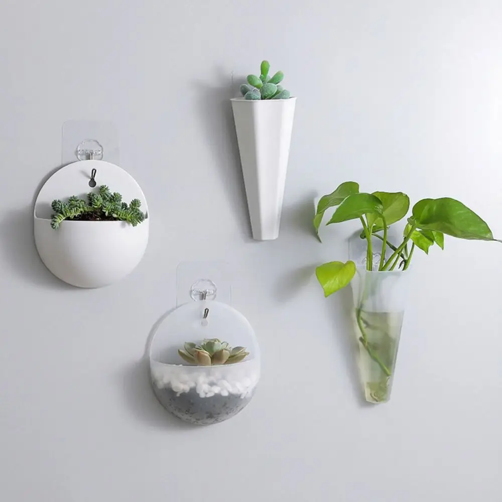 ArrangementVase Wall Crafts Storage Organizer No Punching Levitating Plant Vase Flower Pot Hydroponic Vase Plant Container