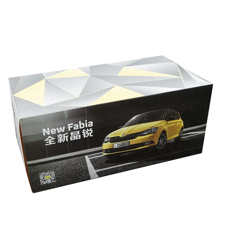 Original Box 1:18 High Meticulous Skoda Fabia Rapid Octavia KODIAQ Diecast Model Car For Collectibles Gift