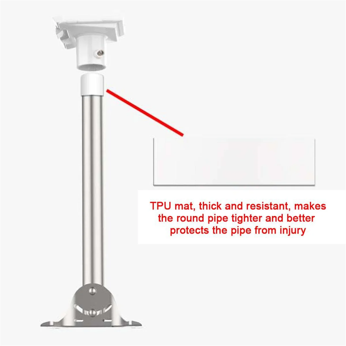 

HOT!!Satellite Bracket Round Tube Adapter for Starlink Gen 3 Pipe Adapter Buckle Design for Starlink Gen 3 Bracket Adapter