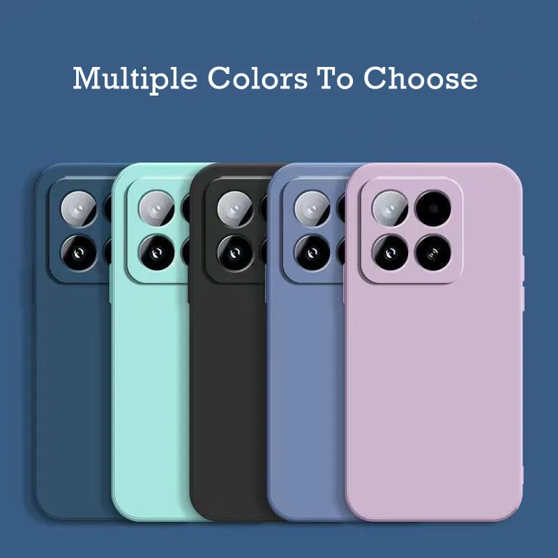 Neue quadratische Silikon-Handyhülle für Xiaomi 17 Pro Max Mi 13 14 15 13T 14T 15T Pro, integrierte Flusen, stoßfeste, schützende weiche Abdeckung – Detail 7