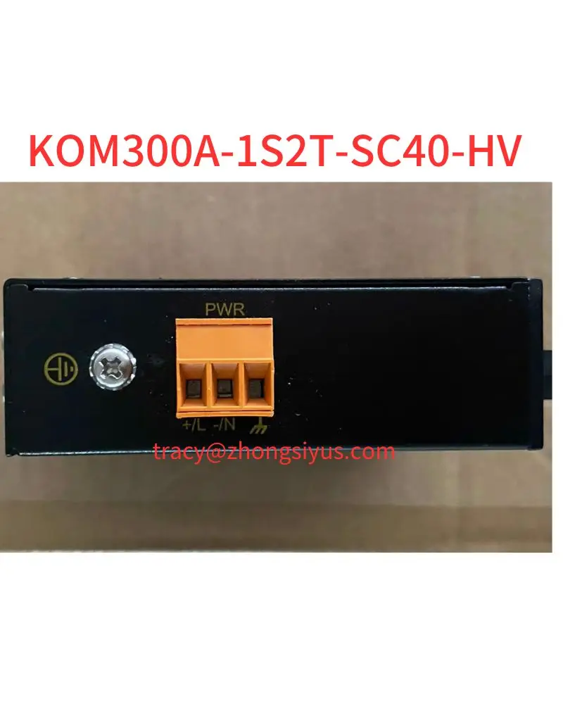 New KOM300A-1S2T-SC40-HV industrial fiber transceiver