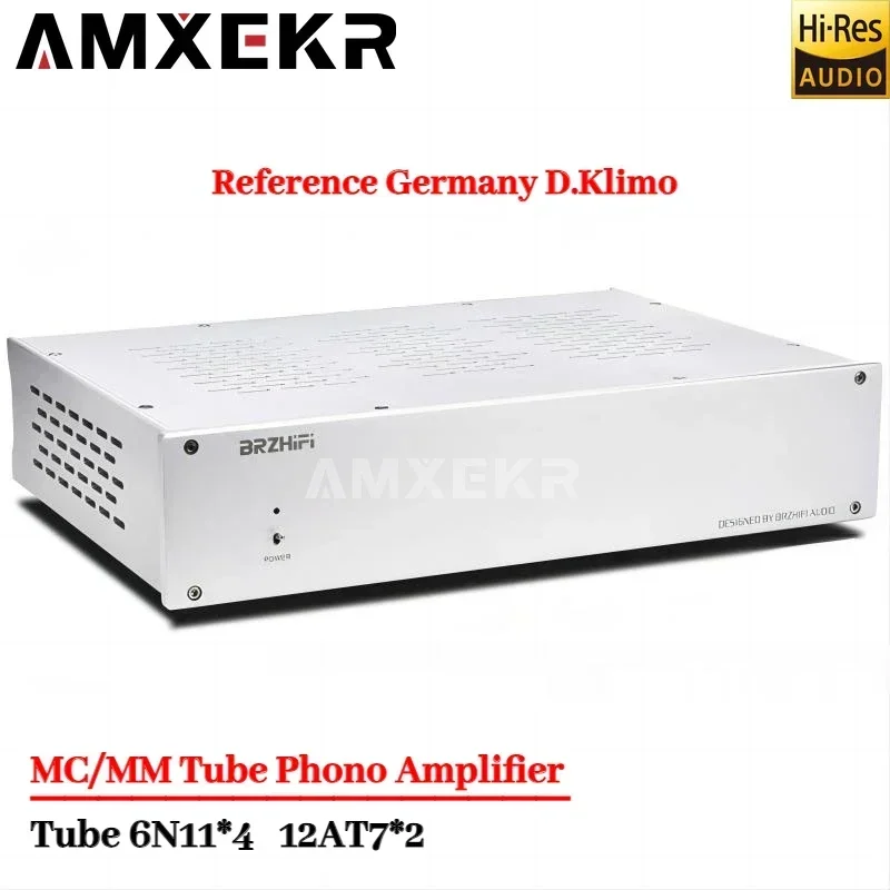 AMXEKR-Amplificador de tubo D.Klimo, referencia, Phono Mm Mc 12at7, HIFI, gama alta, grado de fiebre, prefono