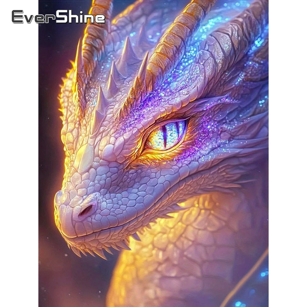 Evershine Diamant Mosaik Drache Bild von Strass Gemälde 5D DIY Tier Kreuzstich Kit Mosaik handgemachte Hobby