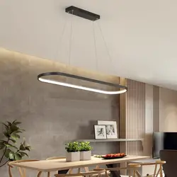Modern Nordic Led Pendant Lamps for Living Room Restaurant Bedroom Rectangle Dining Room Decorative Pendant Lights AC90-260V