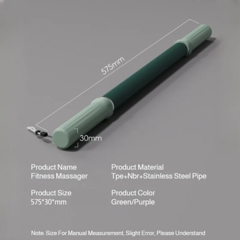 عصا تدليك الجسم اليوغا اللياقة البدنية مكافحة السيلوليت العضلات عصا تدليك الجسم تمتد اليوغا مريح التدريب الاسترخاء أداة
