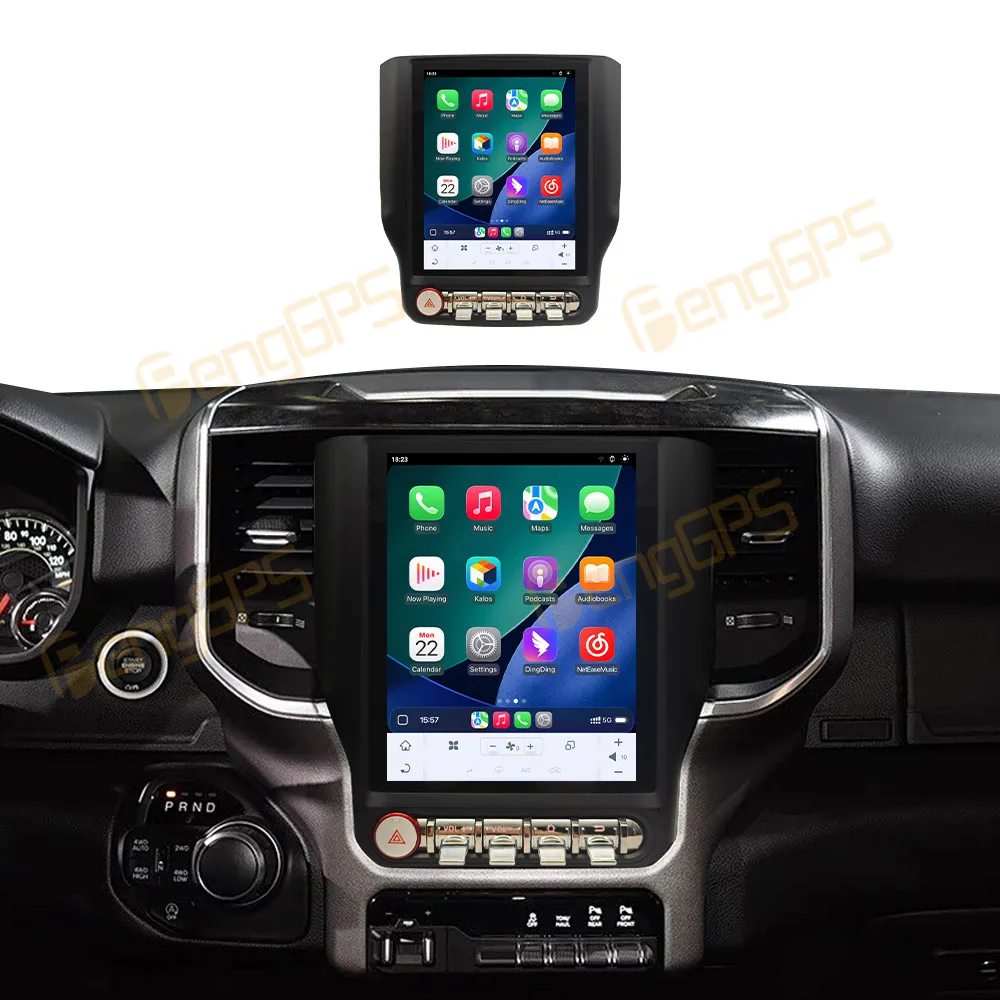 

Carplay 10.4 Inch Screen Car Radio For Dodge Ram 2019-2021 Android 14 Multimedia Player GPS Navigation Auto DSP Stereo Head Unit