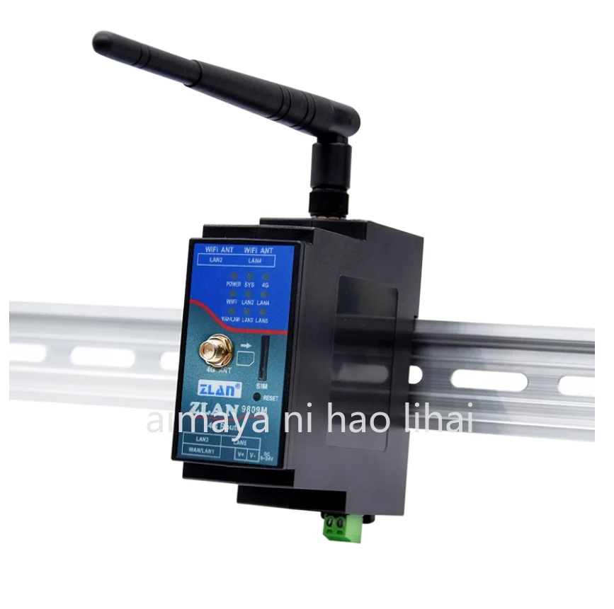 

Промышленный 4G LTE модем-роутер 9809M с креплением на DIN-рейку