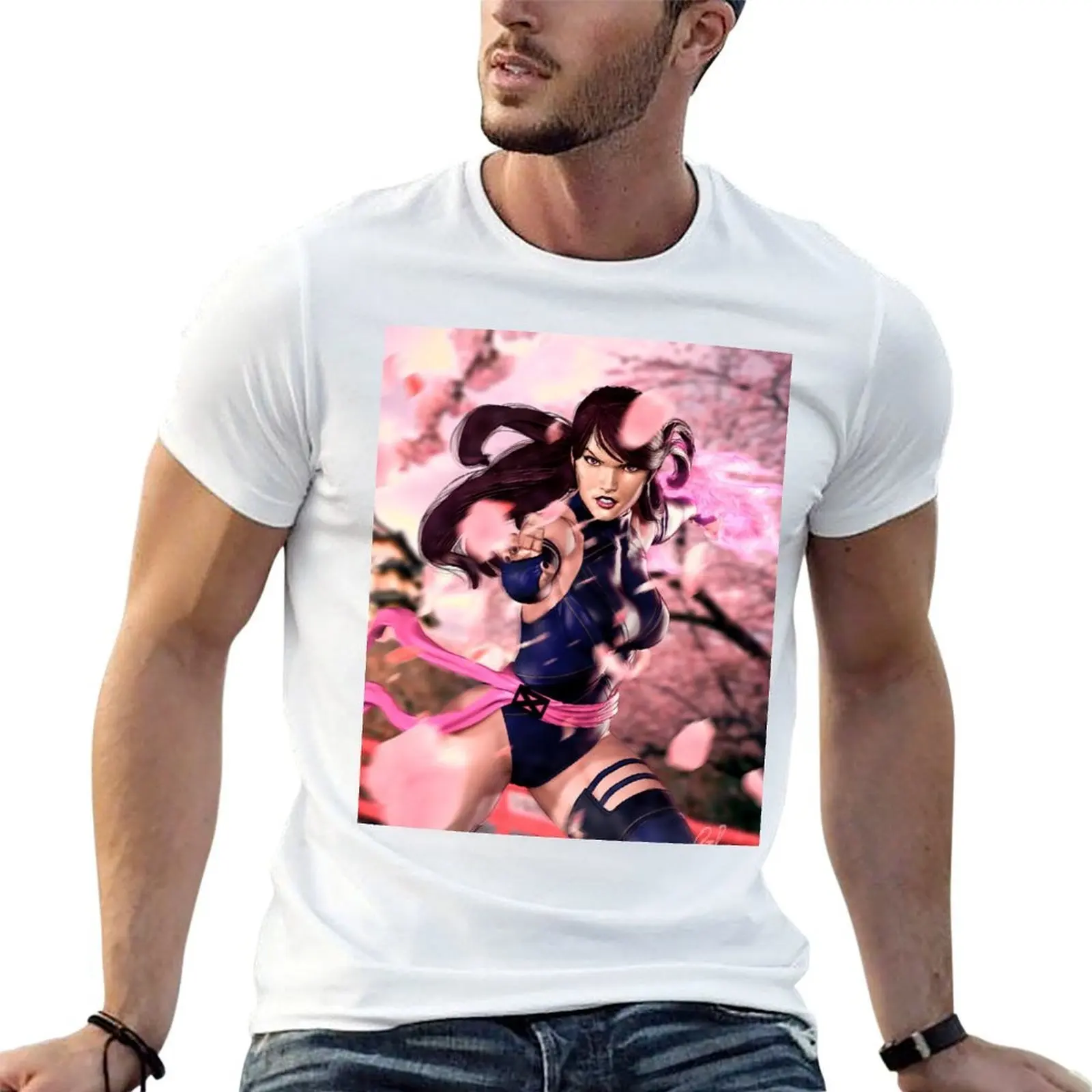 

Ninja Bishoujo Psylocke T-Shirt t shirts for man cotton t shirt man cotton cotton t shirts man 100% T-Shirt