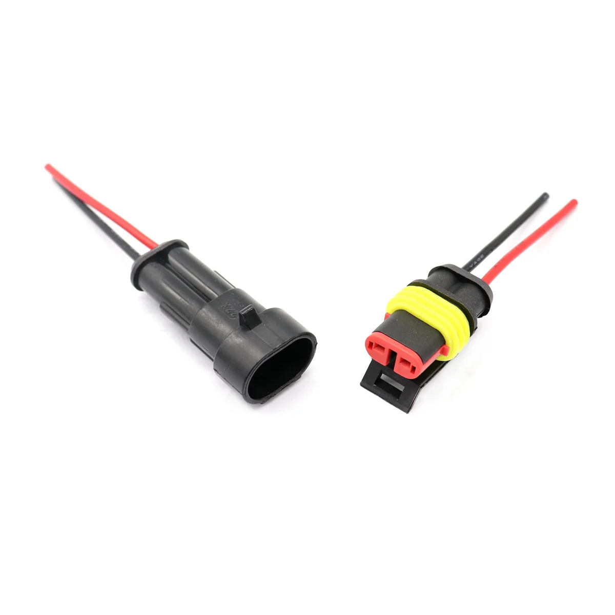 

Waterproof Connectors 10Pairs 2Pin Electrical Wire Terminal Cable Ties Car Motorcycle Vehicle Wiring 10A Electronic