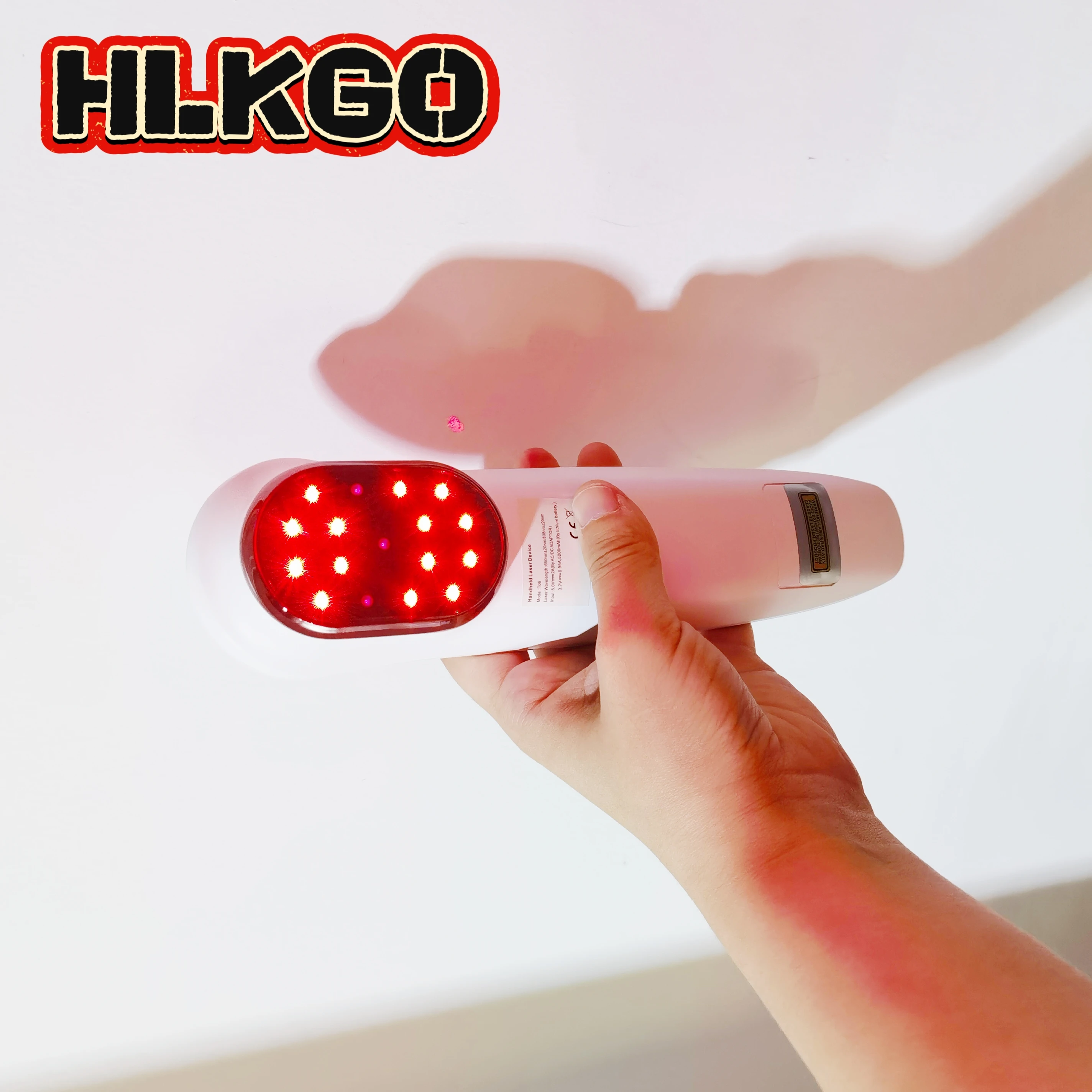 

HLKGO 650 нм * 14 + 808 нм * 3 двухволновое устройство для лазерной терапии 520 мВт облегчение боли для людей и домашних животных, артрита и восстановления мышц