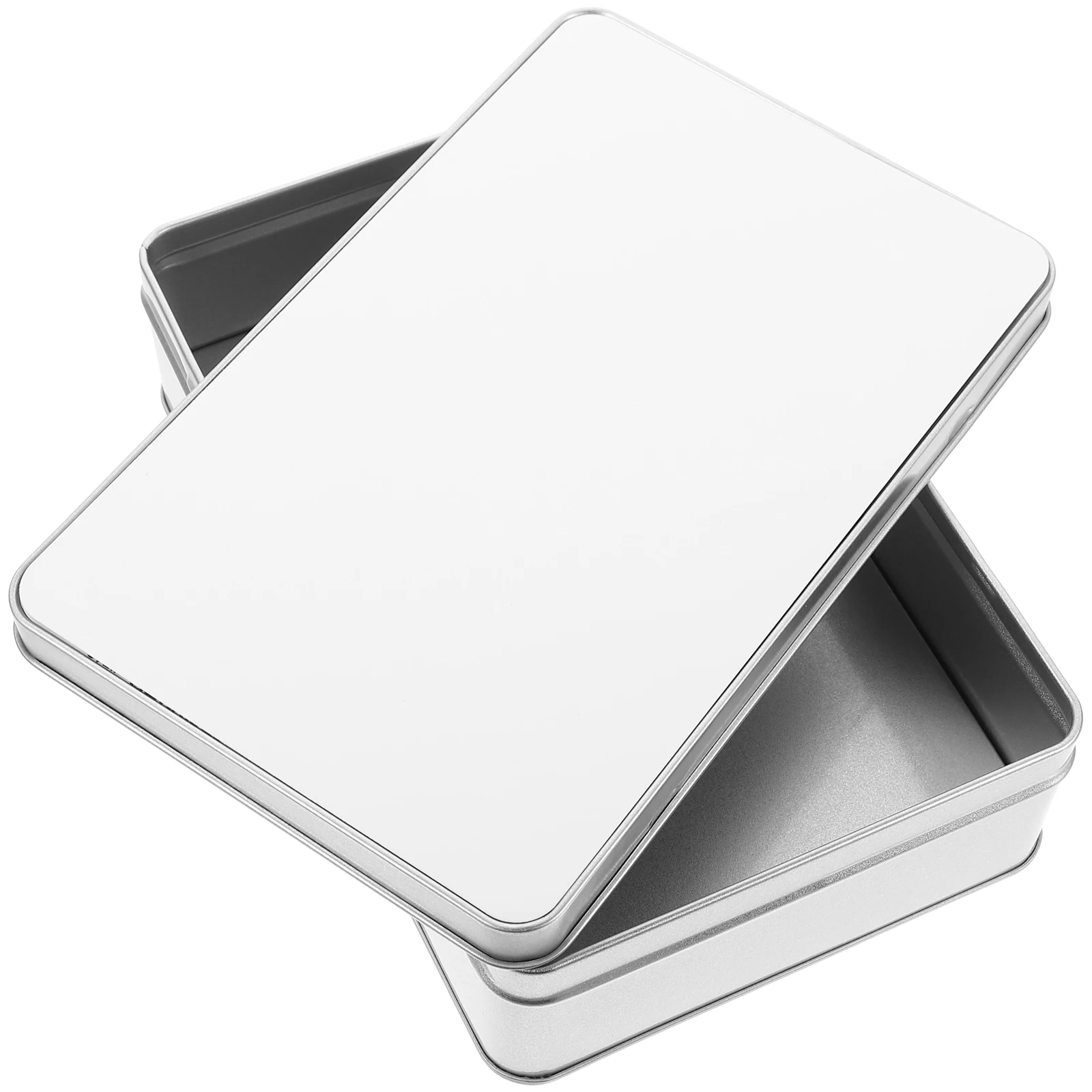 

Blank Candy Sublimation Metal Boxes Packaging Container Iron Storage Empty Rectangle Shaped Box Rectangle Tin Box Gift