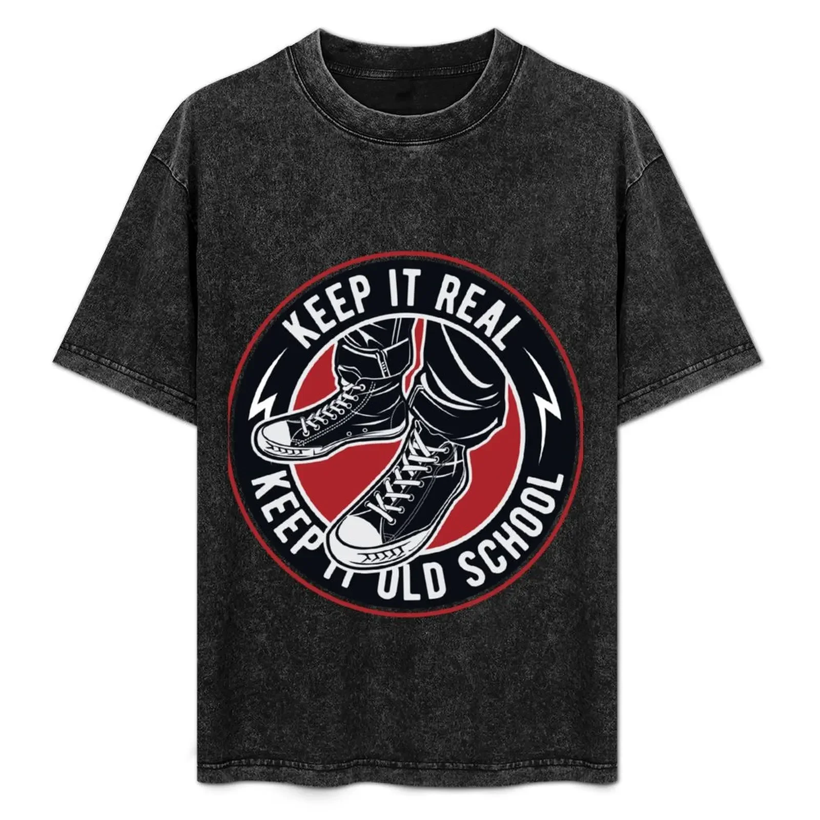 

Keep It Real - Keep It Old School! T-Shirt gifts for boyfriend blue lock heavyweights big and tall t shirts for men