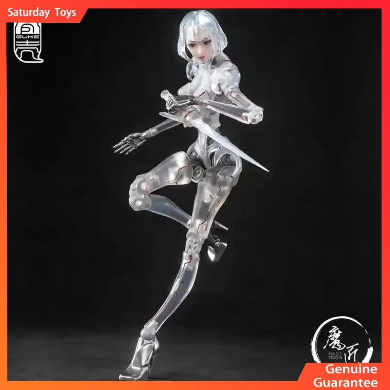 구케 스튜디오 1/12 스케일 AI 여성 액션 피규어 신규 입고, 초현대적인 디자인의 누드 스켈레톤 바디, 수집가용