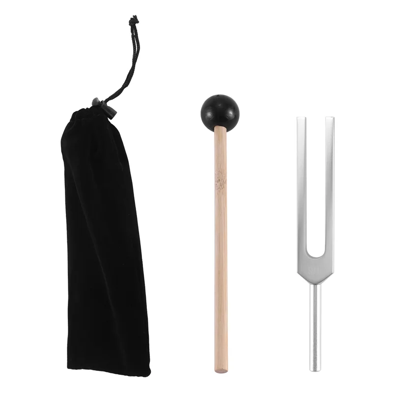 ABUE-2X Tuning Fork 528HZ Tuner With Mallet For Healing Chakra,Sound Therapy,Keep Body,Mind And Spirit In Perfect Harmony