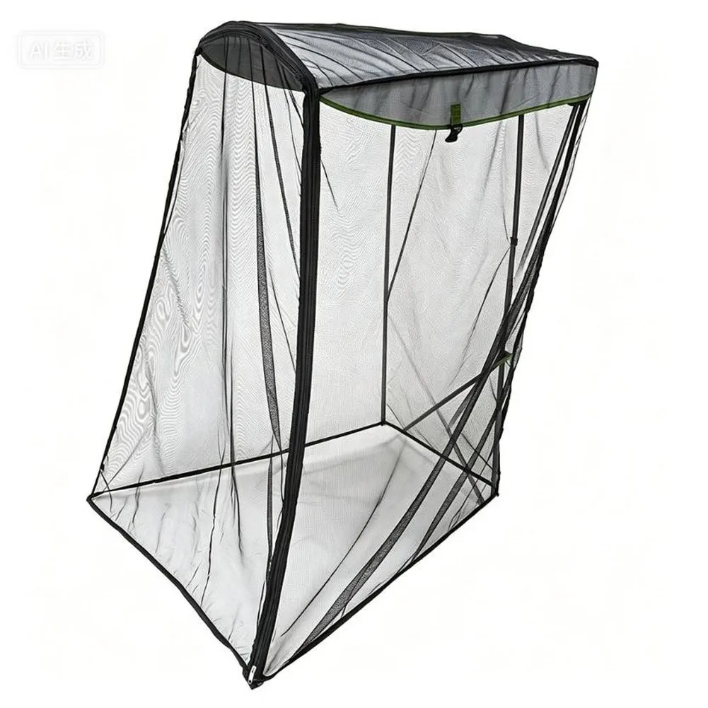 Mesh Net Cover for Canopy Chair to Block Flies and Insects While Providing Reliable Sun Shade for Outdoor Activities