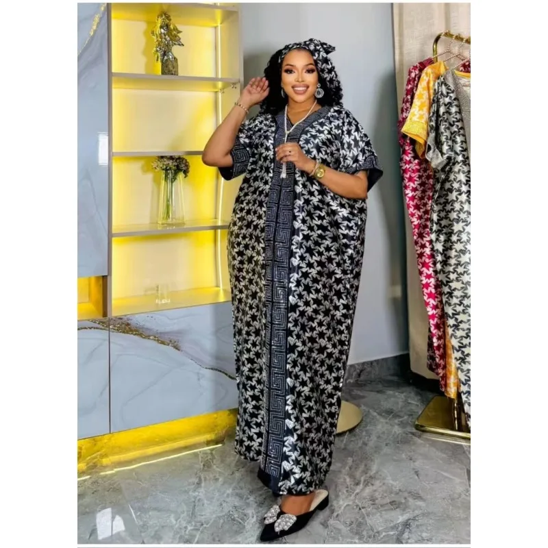 

Африканские платья по индивидуальному заказу для женщин Vetement Femme Dashiki Abaya Maxi Dress Африканская одежда Dashiki Ankara Dresses 2025 Spring S