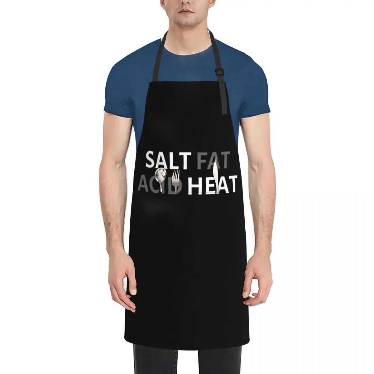 

SALT FAT ACID HEAT Apron man chef uniform Kitchens Woman For Woman Apron