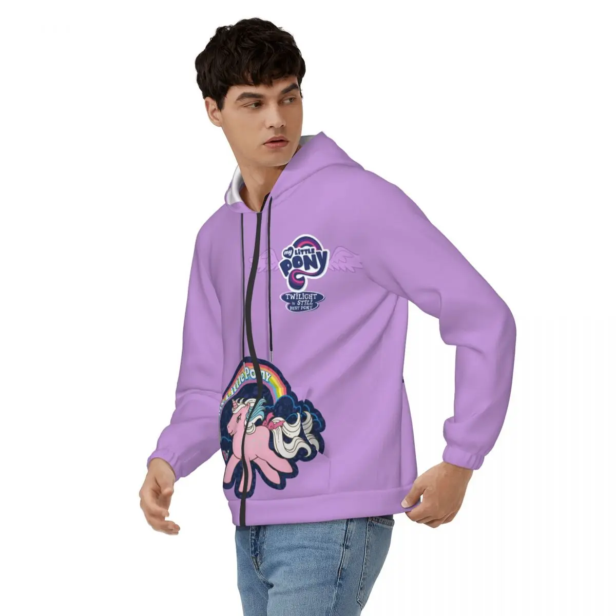 Large Men's Hoodie my little pony Tops  Casual Hoodies Winter