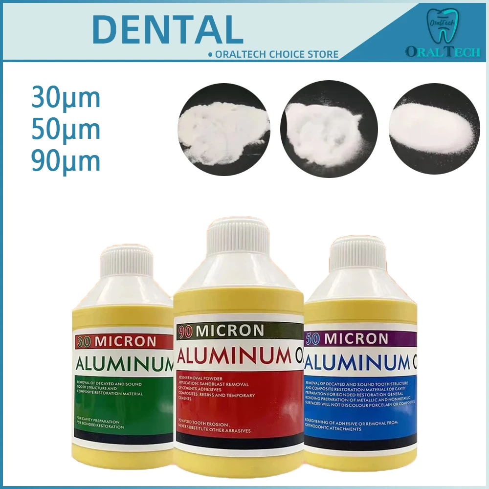 Dental Alumina Micron Sandblasting Powder Aluminum Oxide Powder 90/50/30um Cleaning Prophy Air Jet Flow Teeth Polishing  Tools