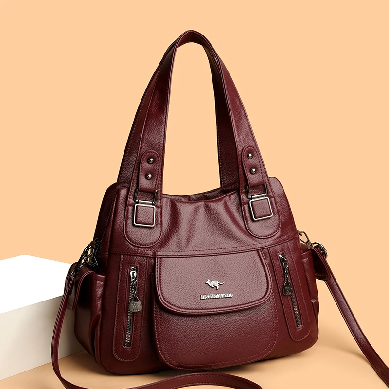 Sacs à main à bandoulière rétro pour femmes, sacs à main de luxe de styliste, Sac à main de grande capacité, fourre-tout décontracté