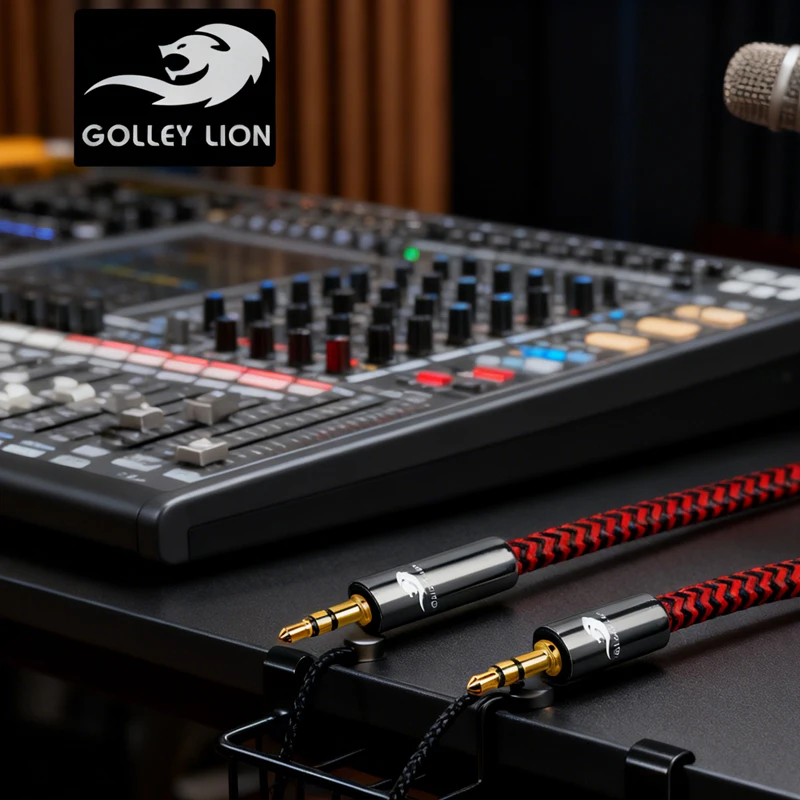 

Audio AUX Cable 3.5mm Plug Speaker Wire Braided Headphone AUX Extension Cable Compatible with Microphones Car MP3/MP4 Players