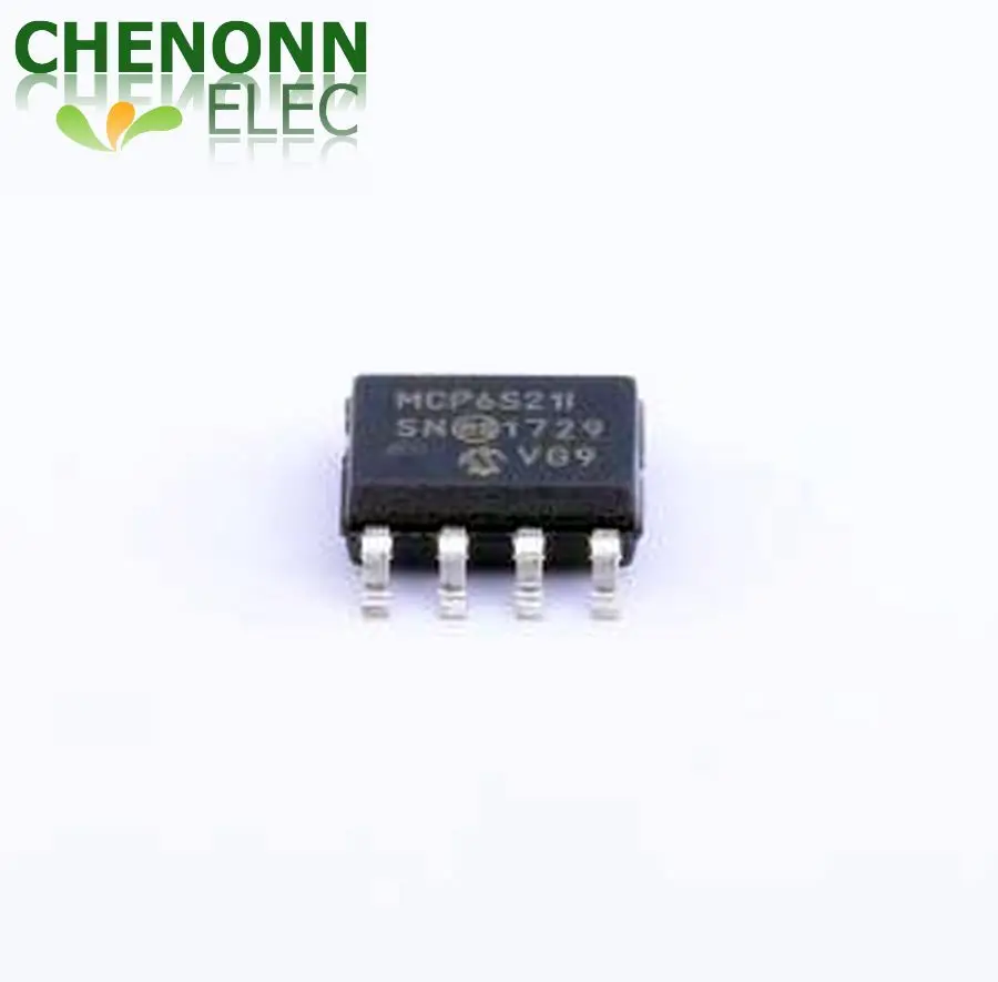 5PCS/LOT MCP6S21-I/SN (Amplifiers ICs)