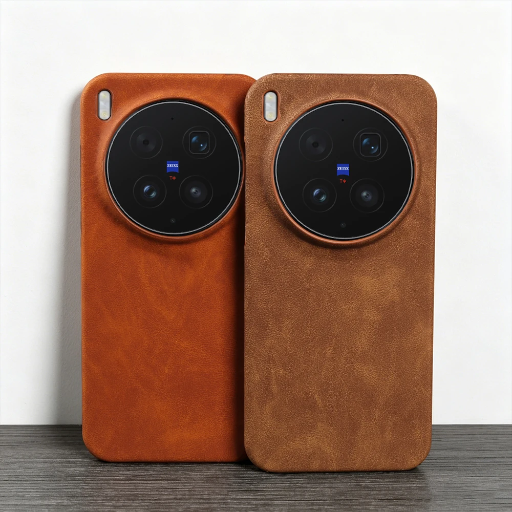 Phone Case For Vivo X300 Ultra X200 Pro Mini X100 S X300S X100S X90 Pro Plus X80 Lite Premium Leather Case Back Cover Coque Capa