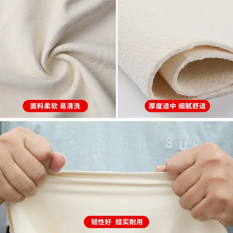 Natural Car Cleaning Cloth Chamois Leather Car Wash Towel Absorbent Car Glass Clean Deerskin Towel Quick Dry Towel Free Shape