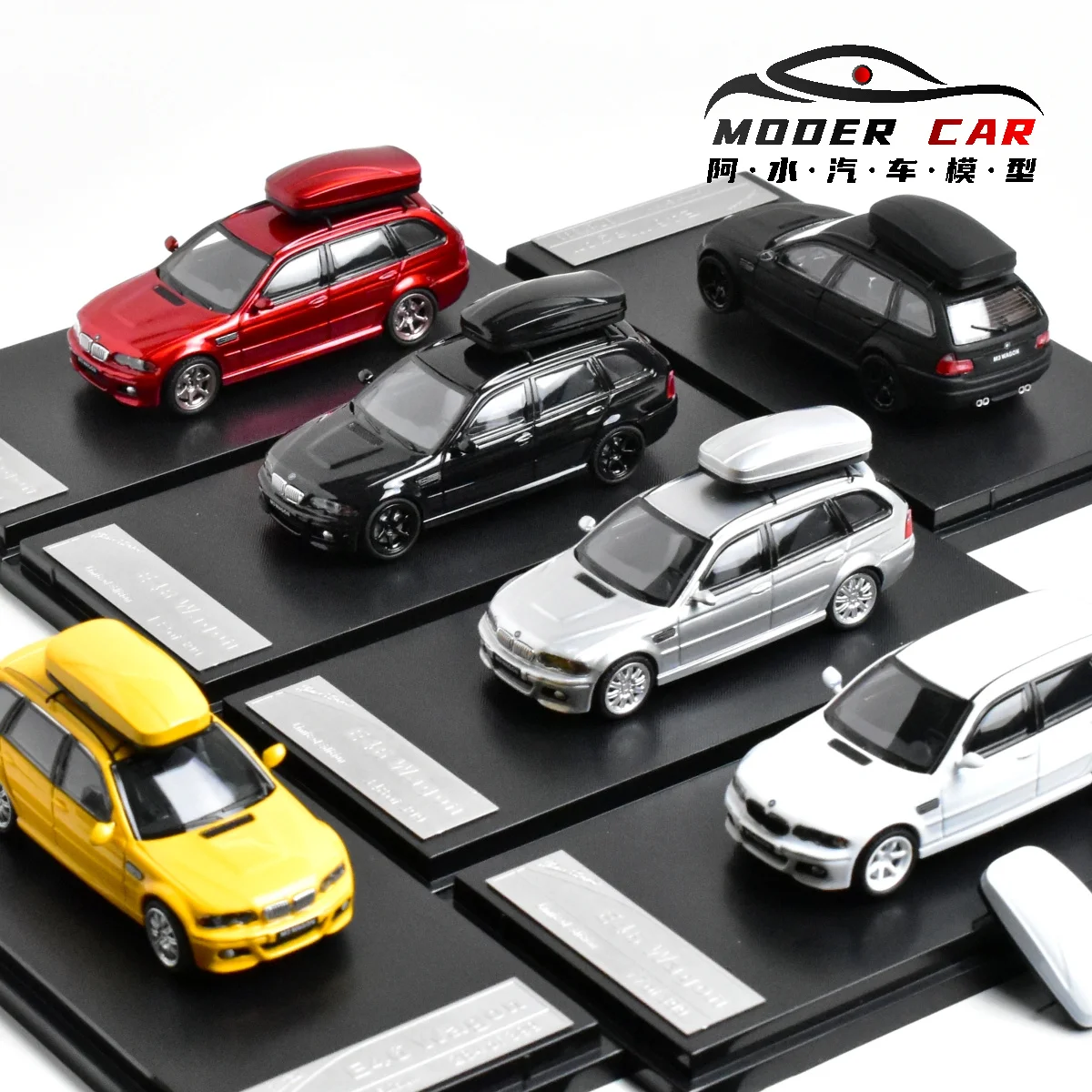 

SH 1:64 M3 CSL E46 Универсал Модель автомобиля под давлением