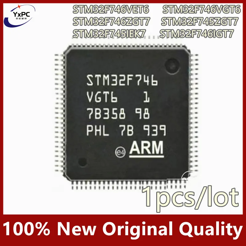 

1pcs STM32F745IEK7 STM32F746IGT7 STM32F746VET6 STM32F746ZGT7 STM32F746VGT6 STM32F745ZGT7 Microcontroller chip