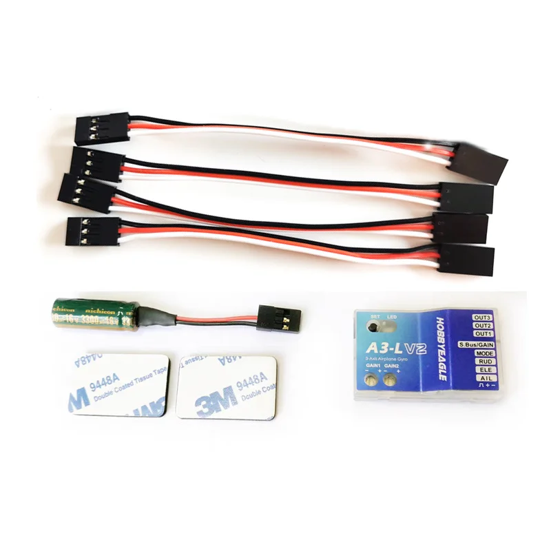 Used For Rc Radio-controlled Aircraft Fixed Wing Helicopter 3-axis Gyro A3 V2 Controller Stabilizer One Key Automatic Hover