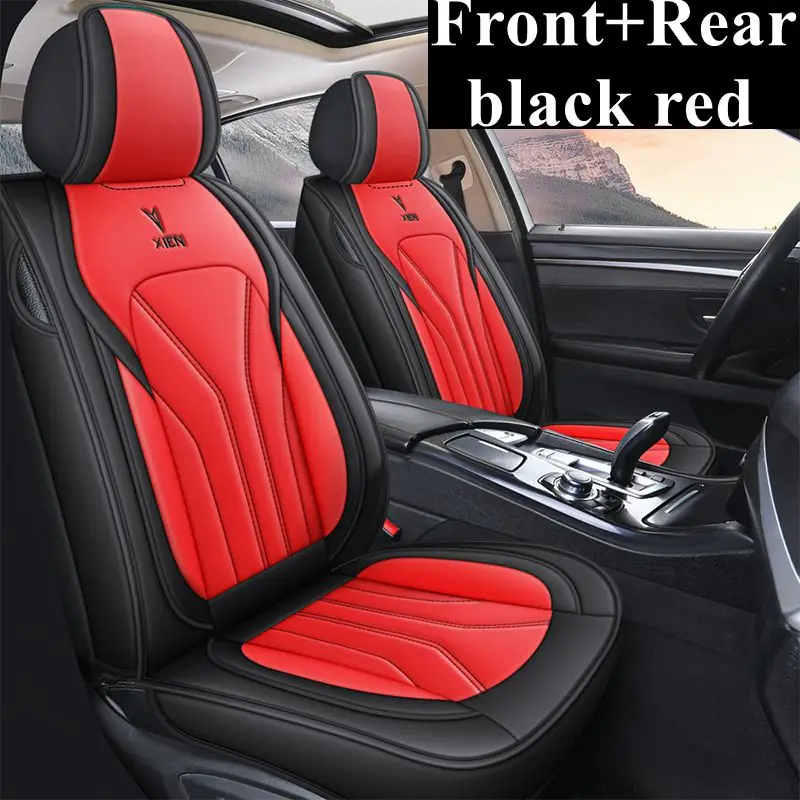 Front+Rear Car Seat Cover Full Set for Fiat 500 500L 500X Bravo Doblo Fiorino Fullback Idea Palio-Weekend Perla Punto Qubo Siena