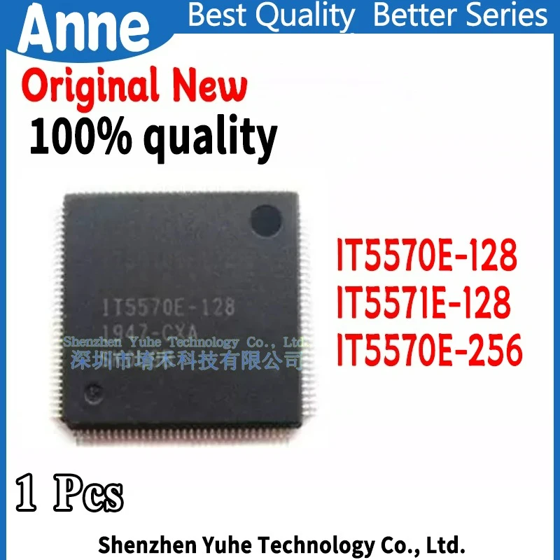 (1piece)100% New IT5570E-128 IT5571E-128 IT5570E-256 CXA CXS QFP-128 Chipset