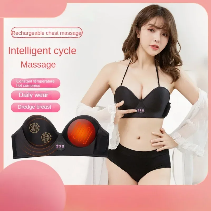 

Constant Temperature Hot Compress Dredging Breast Care Electric Vibration Hot Compress Chest Massager