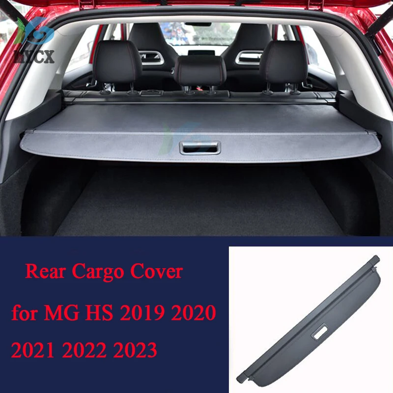 For MG HS 2019 2020 2021 2022 2023 Rear Trunk Cargo Cover Privacy Security Shield Shade Luggage Interior Accessories