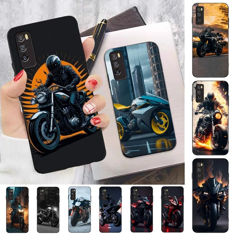 

Motorcycle Phone Case For Huawei Honor 10 lite 9 20 7A pro 9X pro 30 pro 50 pro 60 pro 70 pro plus