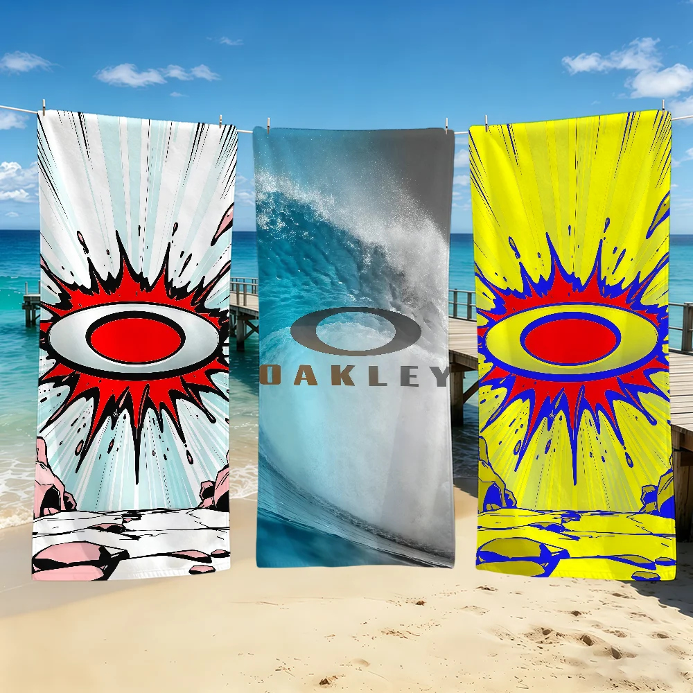 Towel For Outdoor Camping Beach Fashion Towel O-OakleyS-ES Super Absorbent Quick-Drying Logo Summer Towel