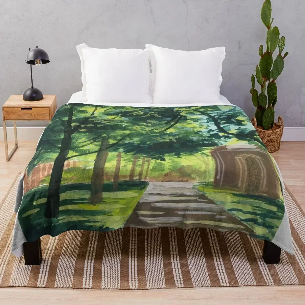 

A Walk Through Yale Throw Blanket Cozy Sofa Blanket for TV Watching Napping