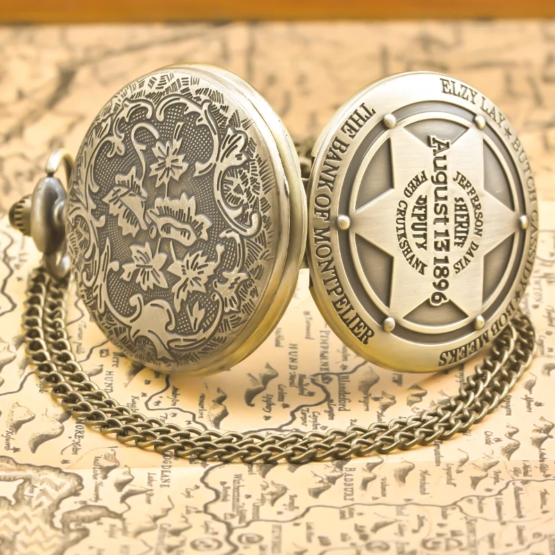 Винтажные бронзовые стимпанк 1903, автомобильная промышленность, мемориальные кварцевые карманные часы, ожерелье, подвеска, цепочка для часов, мужская и женская цепочка, подарок
