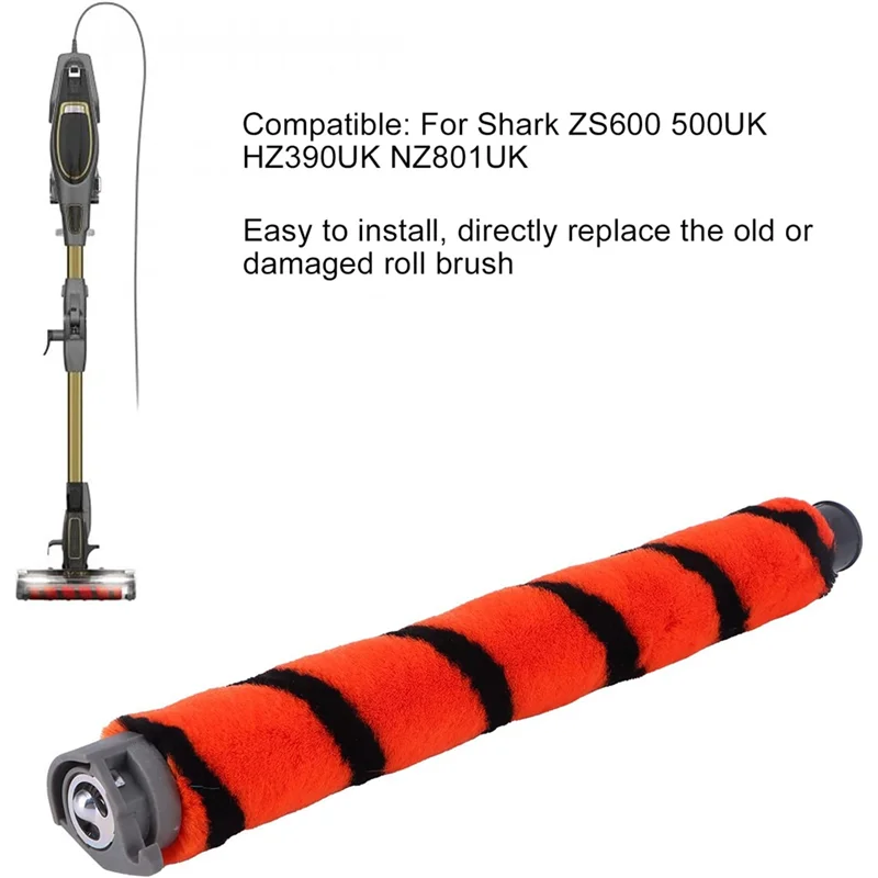 ABRG-فرشاة تنظيف رئيسية ناعمة لسمك القرش ZS600 500UK HZ390UK NZ801UK قطع غيار فرشاة دوارة للمكنسة الكهربائية