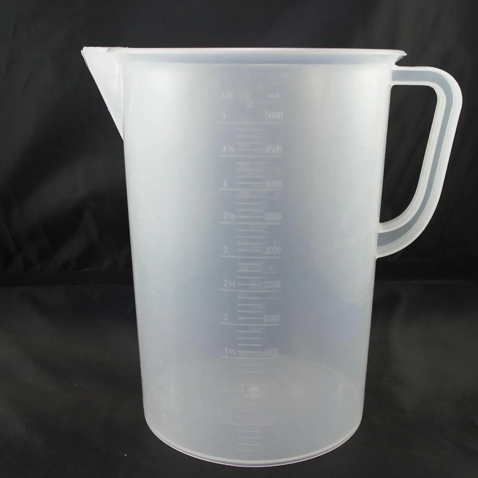 Capacity 250ml 500ml 1000ml 2000ml 3000ml 5000ml Plastic Clear Measuring Cup Graduated Lab Test Liquid Measure Tool Lot