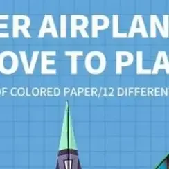 3D 기하학 종이접기 비행기 키트 - 유아용 유치원 DIY 집중 훈련 공예, 초보자 종이 접기 활동