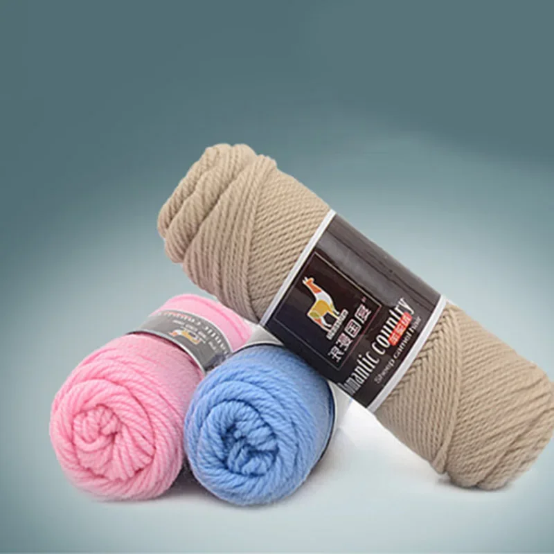 

5Pcs Worsted Alpaca Wool Thick Crochet Yarn for Hand Knitting Eco-Friendly Dyed Knitting Wool Thick Thread Wool Yarn Crochet