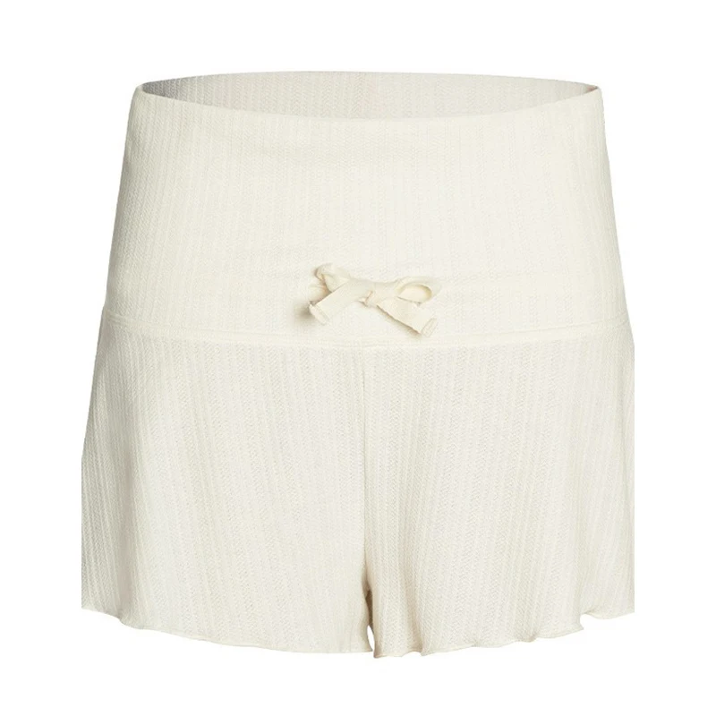 Celana Santai Lebar Anak Perempuan Celana Jogger Bukaan Kaki Kerut untuk Wanita Celana Pendek Pinggang Dapat Disesuaikan Gym Tari Yoga Atletik Balet Baru