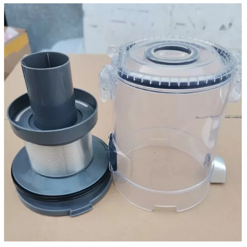 Suitable for Household Wireless Vacuum Cleaner Accessories P7 Transparent Dust Cup Assembly with Filter Element
