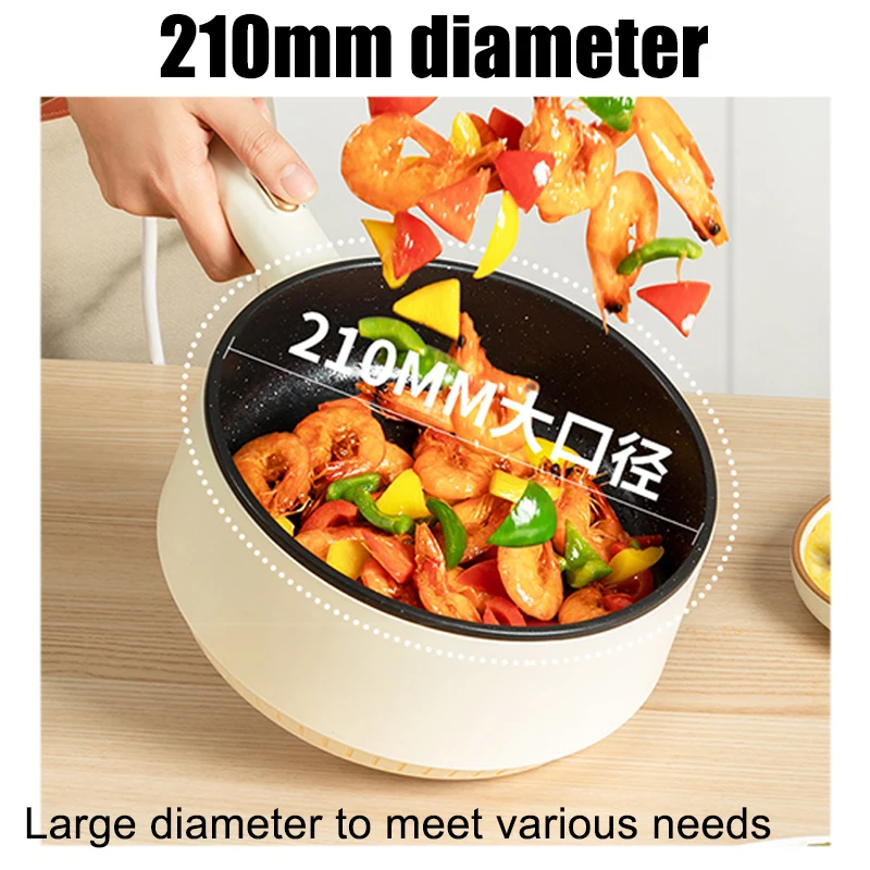 Đa Chức Năng Tích Hợp Nấu Nhỏ Không Dính Điện Nồi Chảo Rán Điện Gia Dụng Gia Đình Nấu Ăn