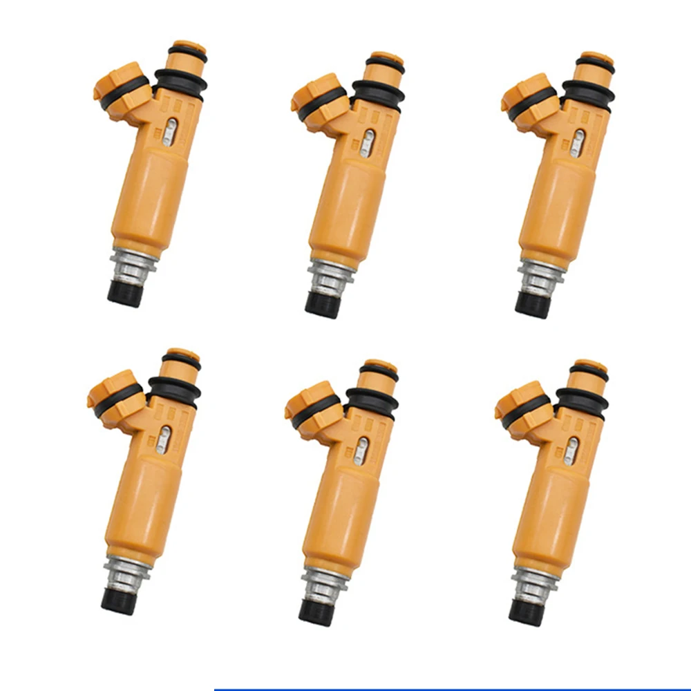 6Pcs MD337900 195500-3300 1955003300 Fuel injector For Toyota Camry Highlander Lexus ES300 Mitsubishi Montero 3.5L 6G74 98-04