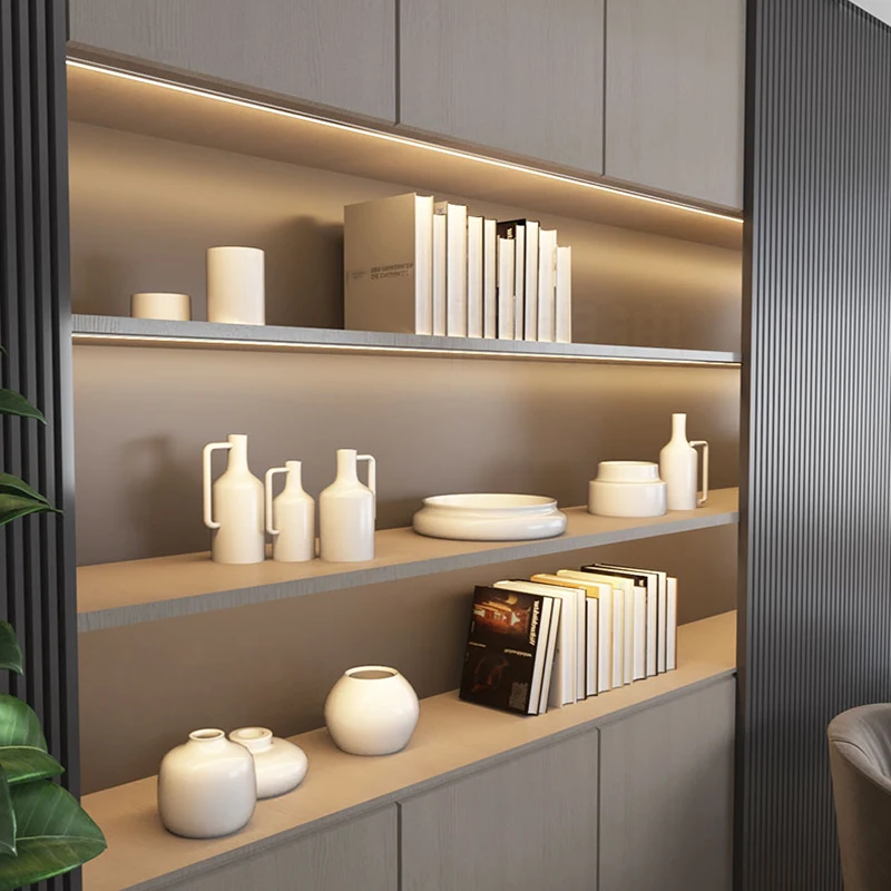 Cabinet Laminate Shelf Light Embedded 45 Degree Oblique Line Lamp DC12V LED Strip Figure Kitchen Wardrobe Bookshelf Wine Rack