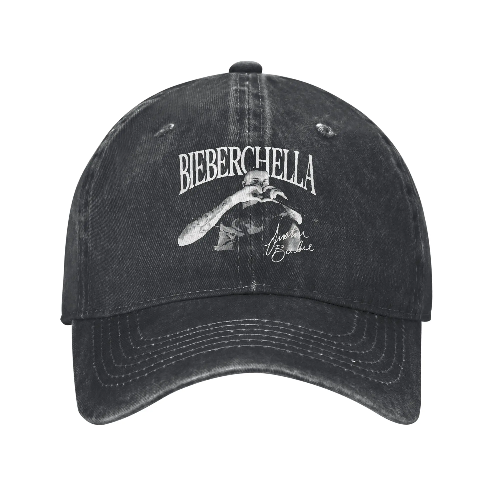 Czapka typu trucker Justin Bieber Bieberchella Concert, unisex, modna czapka bejsbolówka, regulowana